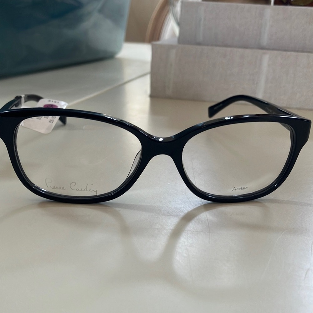 Pierre Cardin Black Glasses Ladies Designer Diamond detail PC8434 53-16-140 $143